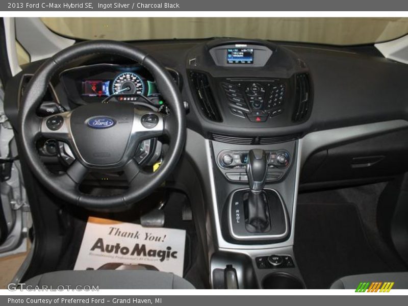 Ingot Silver / Charcoal Black 2013 Ford C-Max Hybrid SE