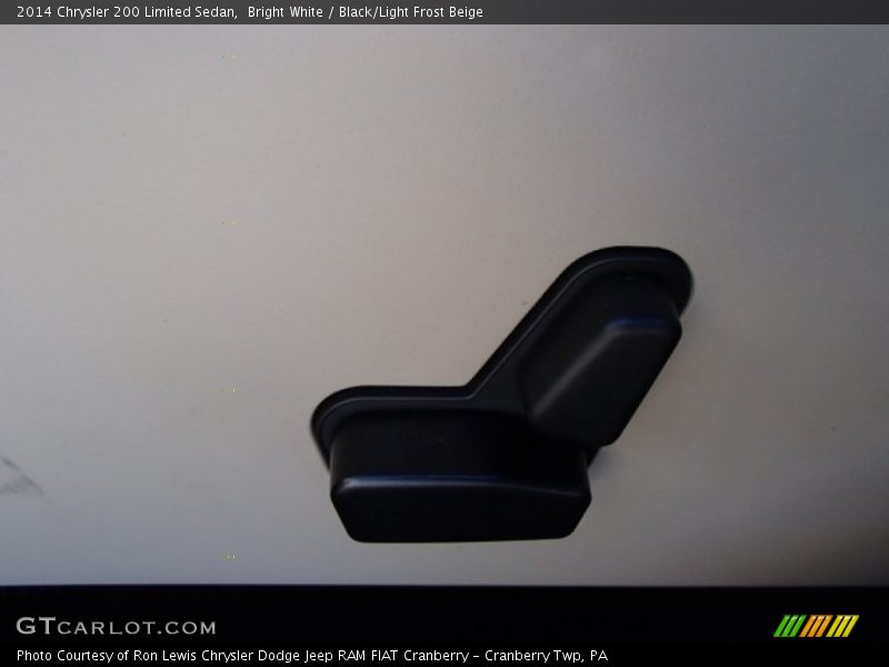 Bright White / Black/Light Frost Beige 2014 Chrysler 200 Limited Sedan