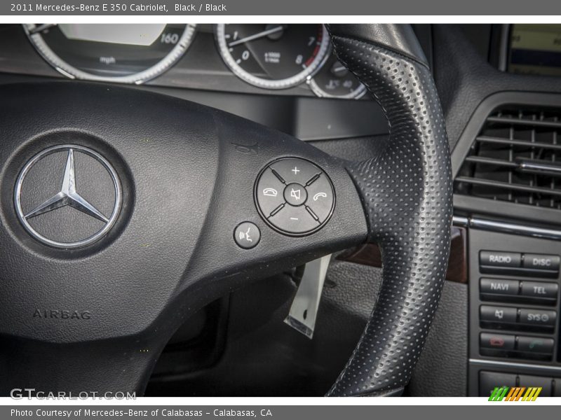 Black / Black 2011 Mercedes-Benz E 350 Cabriolet