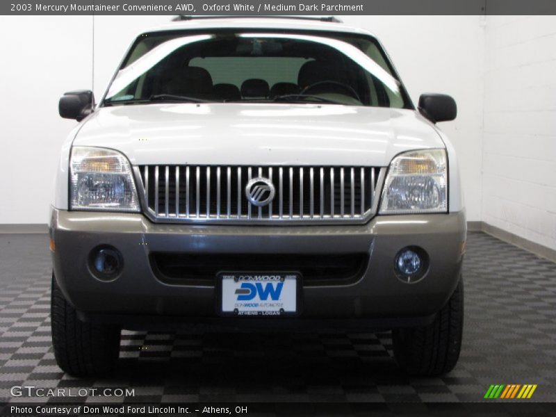 Oxford White / Medium Dark Parchment 2003 Mercury Mountaineer Convenience AWD