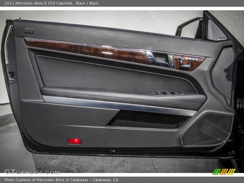 Black / Black 2011 Mercedes-Benz E 350 Cabriolet