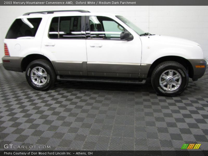 Oxford White / Medium Dark Parchment 2003 Mercury Mountaineer Convenience AWD
