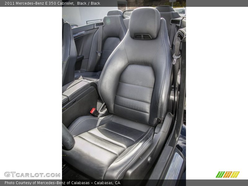 Black / Black 2011 Mercedes-Benz E 350 Cabriolet
