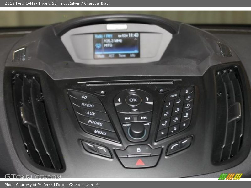 Ingot Silver / Charcoal Black 2013 Ford C-Max Hybrid SE