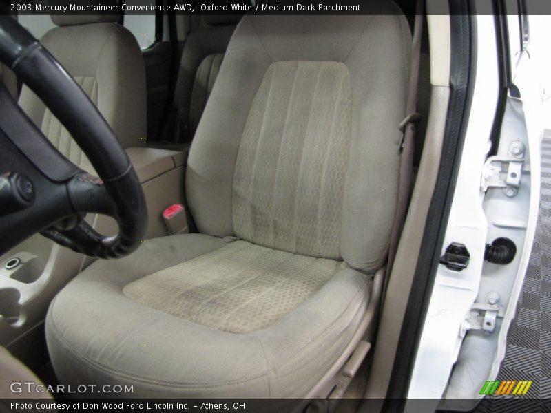 Oxford White / Medium Dark Parchment 2003 Mercury Mountaineer Convenience AWD