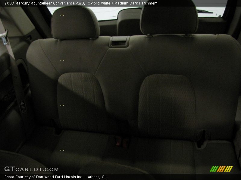Oxford White / Medium Dark Parchment 2003 Mercury Mountaineer Convenience AWD