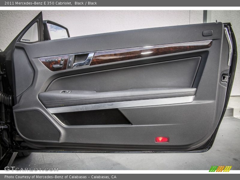 Black / Black 2011 Mercedes-Benz E 350 Cabriolet