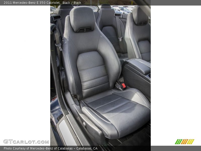 Black / Black 2011 Mercedes-Benz E 350 Cabriolet