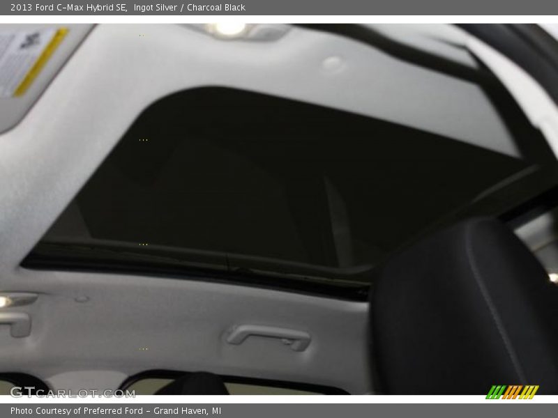 Ingot Silver / Charcoal Black 2013 Ford C-Max Hybrid SE