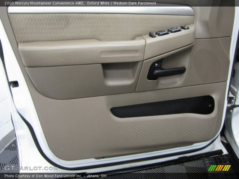 Oxford White / Medium Dark Parchment 2003 Mercury Mountaineer Convenience AWD