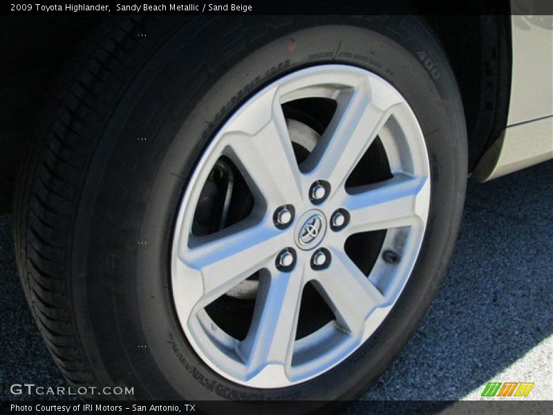 Sandy Beach Metallic / Sand Beige 2009 Toyota Highlander