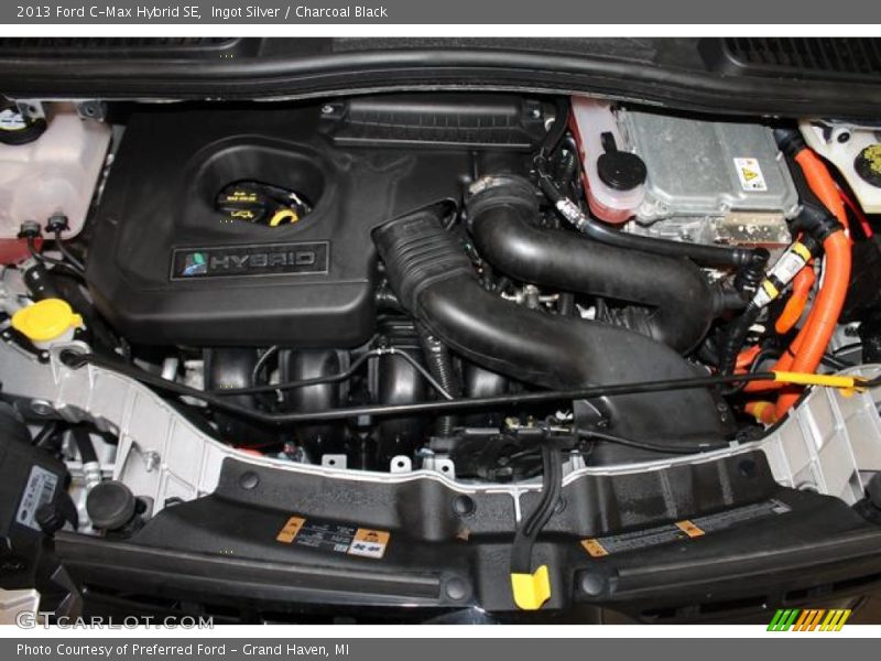 Ingot Silver / Charcoal Black 2013 Ford C-Max Hybrid SE