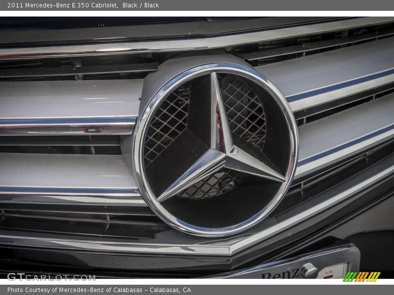 Black / Black 2011 Mercedes-Benz E 350 Cabriolet