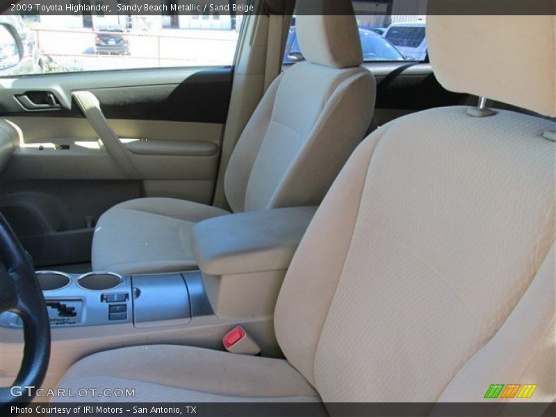 Sandy Beach Metallic / Sand Beige 2009 Toyota Highlander