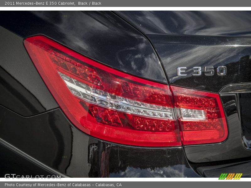 Black / Black 2011 Mercedes-Benz E 350 Cabriolet