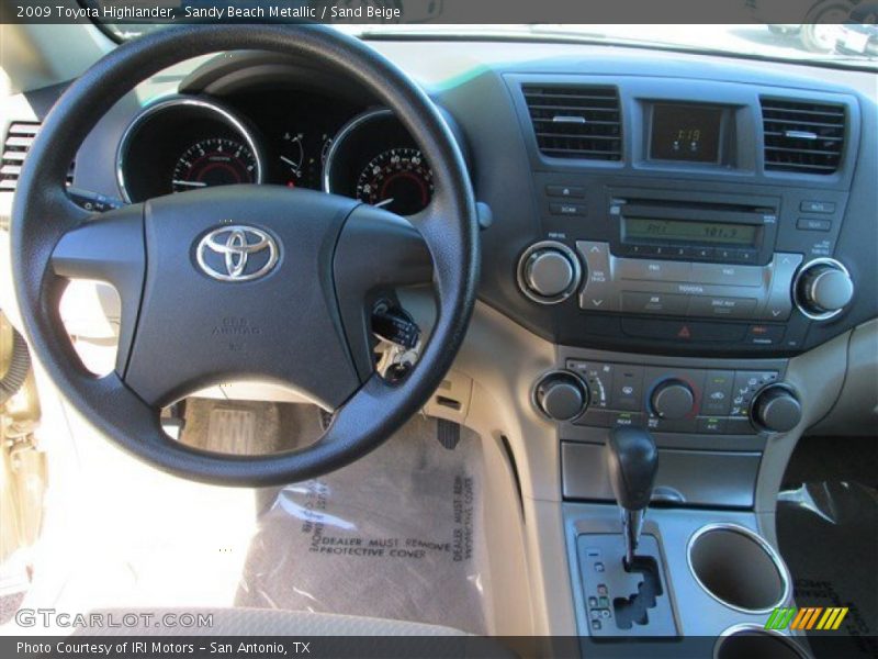 Sandy Beach Metallic / Sand Beige 2009 Toyota Highlander