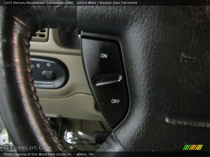 Oxford White / Medium Dark Parchment 2003 Mercury Mountaineer Convenience AWD