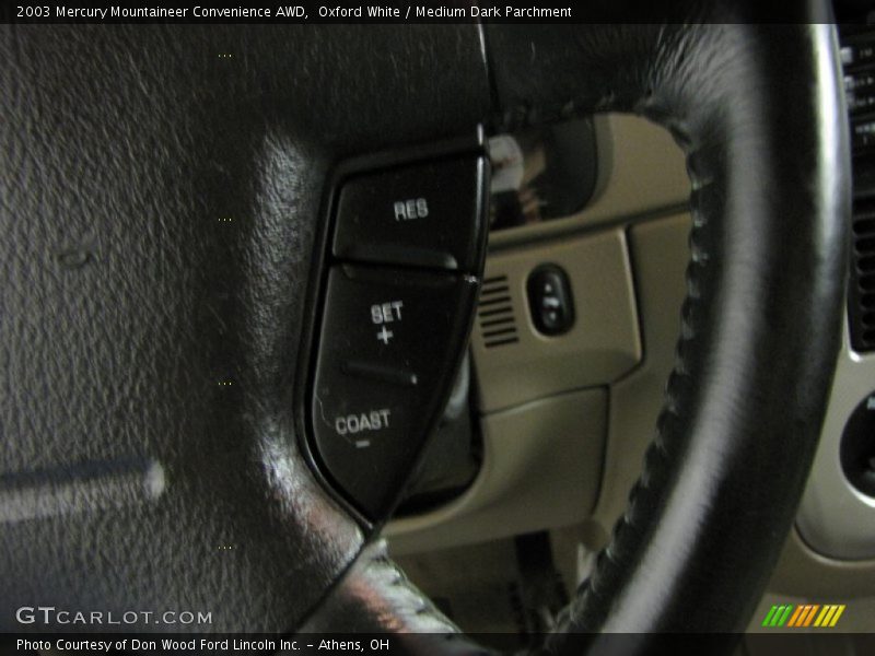 Oxford White / Medium Dark Parchment 2003 Mercury Mountaineer Convenience AWD