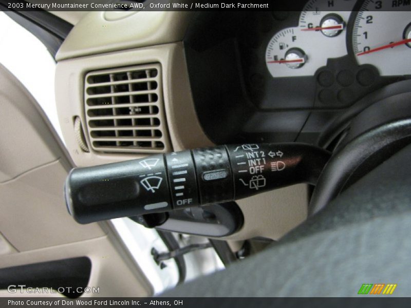 Oxford White / Medium Dark Parchment 2003 Mercury Mountaineer Convenience AWD