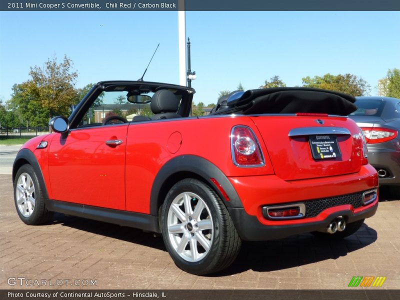 Chili Red / Carbon Black 2011 Mini Cooper S Convertible