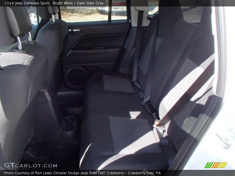 Bright White / Dark Slate Gray 2014 Jeep Compass Sport
