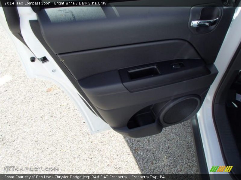 Bright White / Dark Slate Gray 2014 Jeep Compass Sport