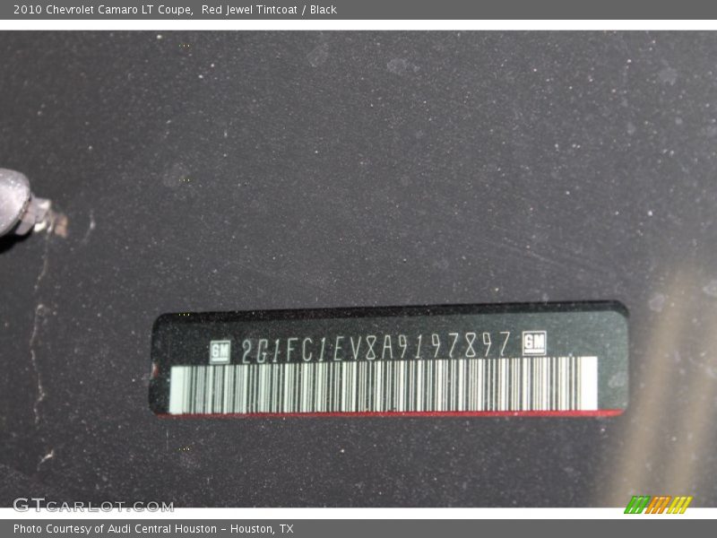 Red Jewel Tintcoat / Black 2010 Chevrolet Camaro LT Coupe