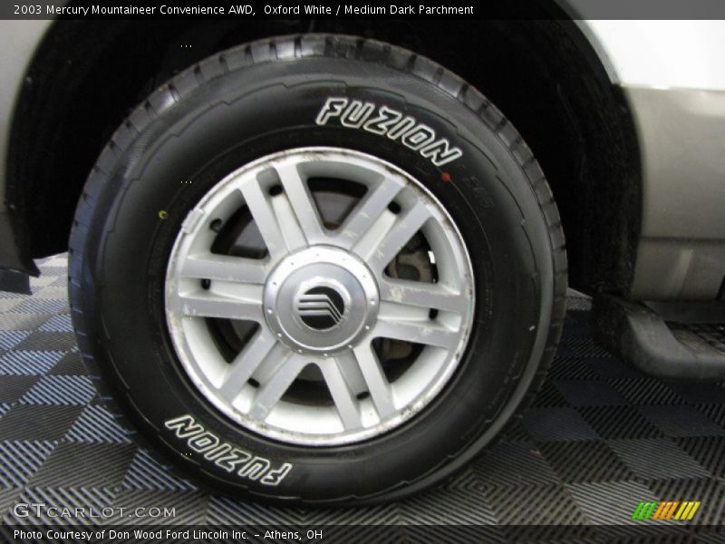 Oxford White / Medium Dark Parchment 2003 Mercury Mountaineer Convenience AWD