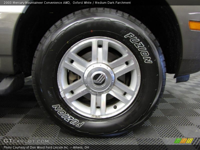 Oxford White / Medium Dark Parchment 2003 Mercury Mountaineer Convenience AWD