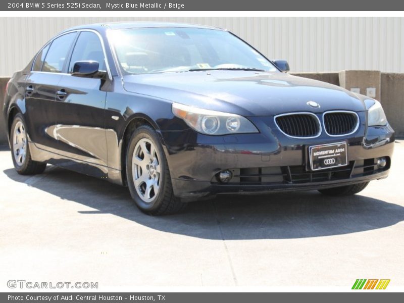 Mystic Blue Metallic / Beige 2004 BMW 5 Series 525i Sedan