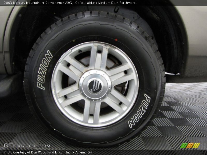 Oxford White / Medium Dark Parchment 2003 Mercury Mountaineer Convenience AWD