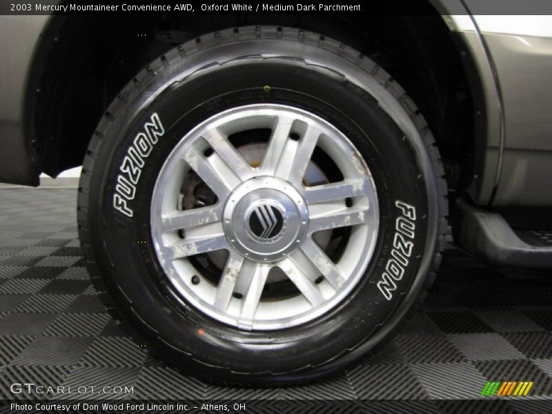 Oxford White / Medium Dark Parchment 2003 Mercury Mountaineer Convenience AWD