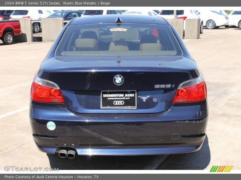Mystic Blue Metallic / Beige 2004 BMW 5 Series 525i Sedan