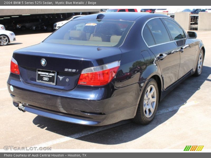 Mystic Blue Metallic / Beige 2004 BMW 5 Series 525i Sedan
