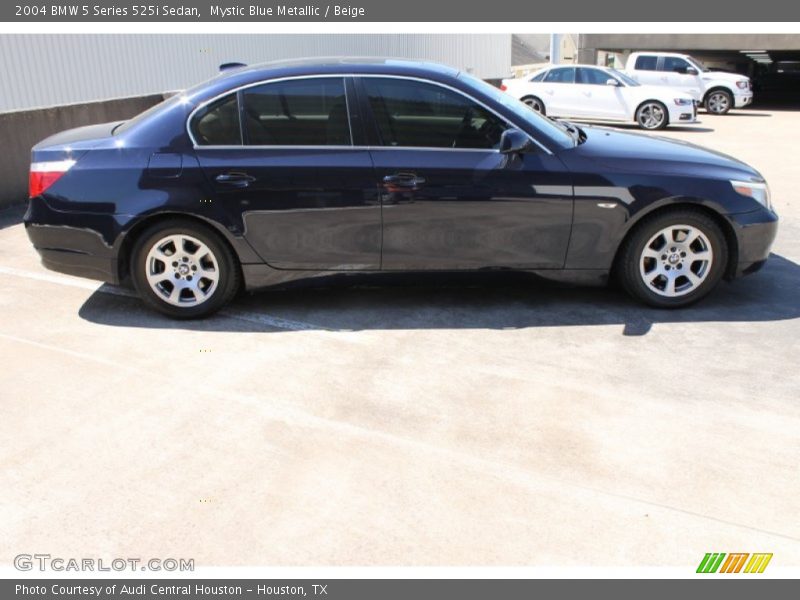 Mystic Blue Metallic / Beige 2004 BMW 5 Series 525i Sedan