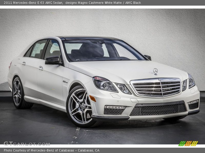 Front 3/4 View of 2011 E 63 AMG Sedan