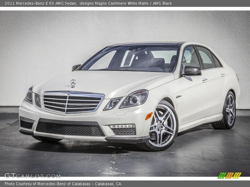  2011 E 63 AMG Sedan designo Magno Cashmere White Matte