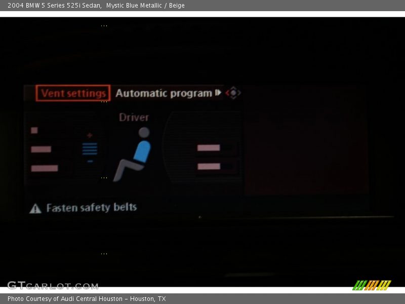 Mystic Blue Metallic / Beige 2004 BMW 5 Series 525i Sedan