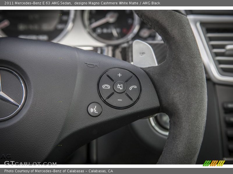 Controls of 2011 E 63 AMG Sedan