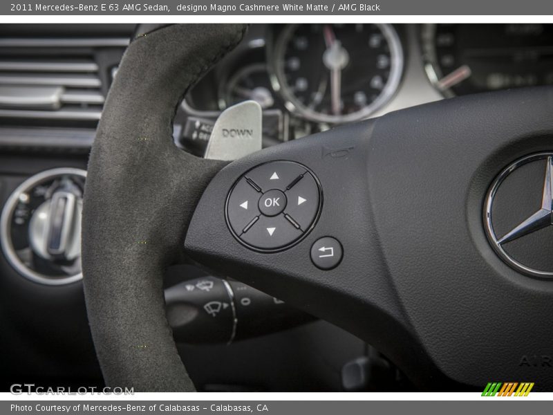 Controls of 2011 E 63 AMG Sedan