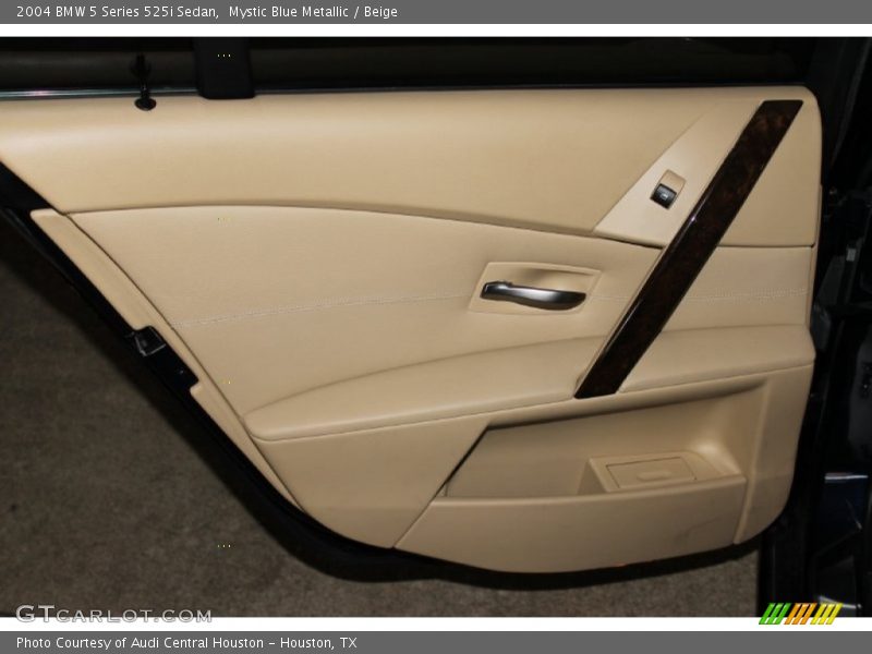 Mystic Blue Metallic / Beige 2004 BMW 5 Series 525i Sedan