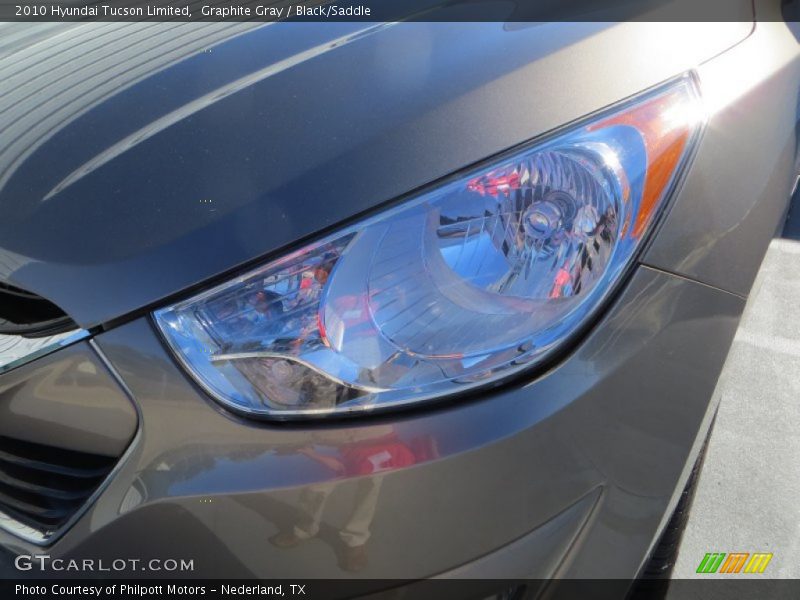 Graphite Gray / Black/Saddle 2010 Hyundai Tucson Limited