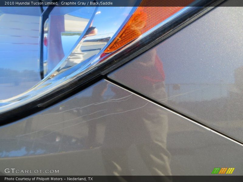 Graphite Gray / Black/Saddle 2010 Hyundai Tucson Limited