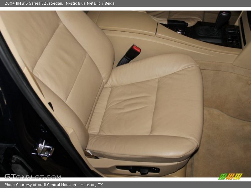 Mystic Blue Metallic / Beige 2004 BMW 5 Series 525i Sedan