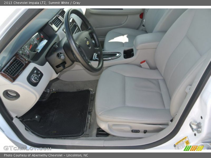 Summit White / Gray 2013 Chevrolet Impala LTZ