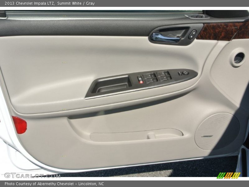 Summit White / Gray 2013 Chevrolet Impala LTZ