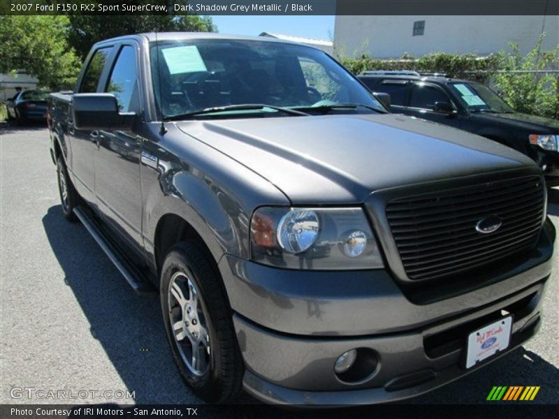 Dark Shadow Grey Metallic / Black 2007 Ford F150 FX2 Sport SuperCrew