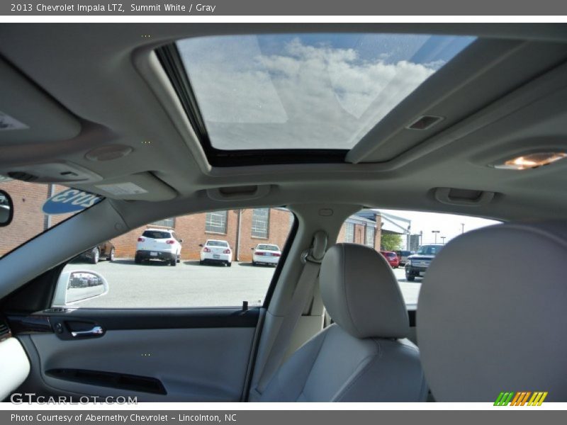 Summit White / Gray 2013 Chevrolet Impala LTZ