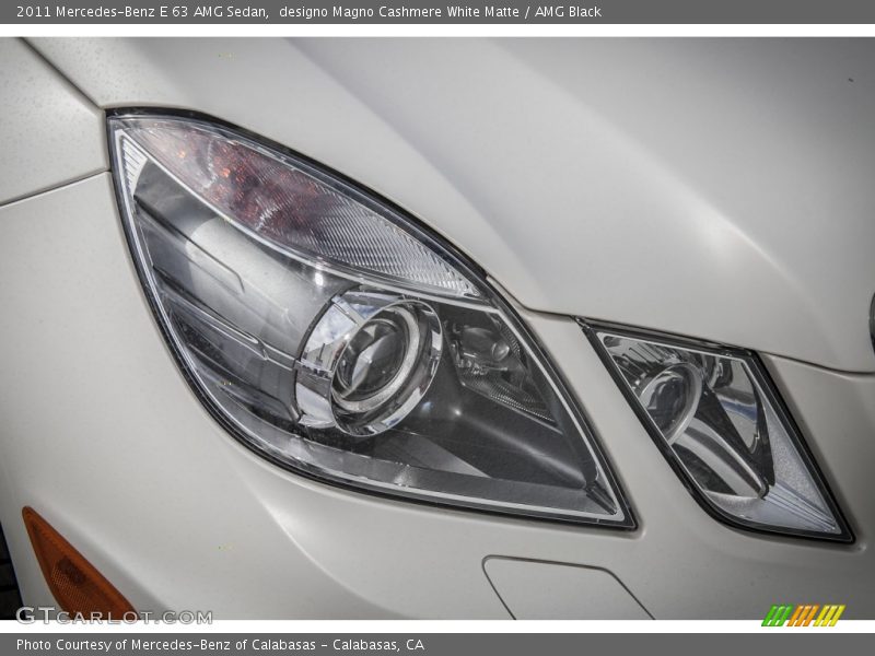 designo Magno Cashmere White Matte / AMG Black 2011 Mercedes-Benz E 63 AMG Sedan