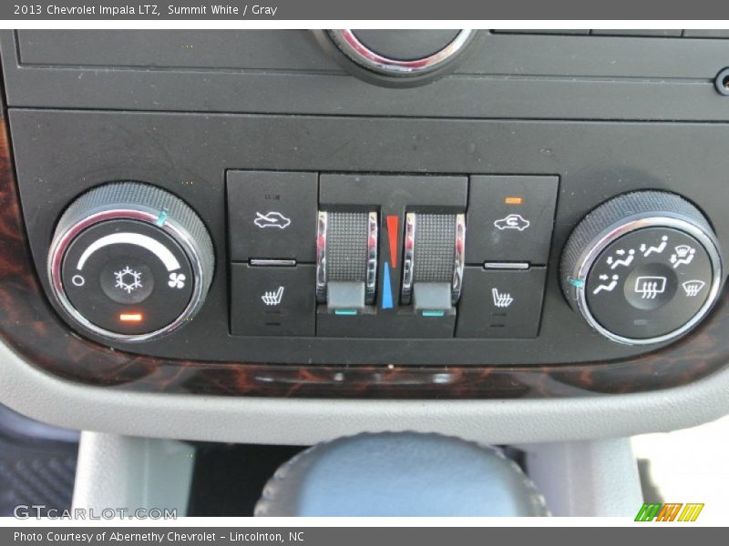 Summit White / Gray 2013 Chevrolet Impala LTZ